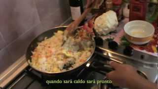 Ricetta dalla Cina Riso con le verdure ENG SUB ITA Le ricette Bioexpress dal mondo [upl. by Affrica]