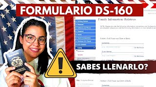 Cómo llenar el FORMULARIO DS160 para la solicitud de VISA AMERICANA 2023  Astrid Bernier [upl. by Akenehs]