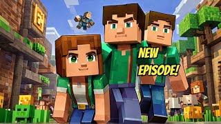 Playing Minecraft Story Mode for the First Time Family Friendly [upl. by Ytsur727]