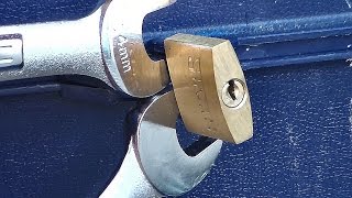 How To Break Into A Lock With Two Wrenches AWESOME HACK [upl. by Enisamoht106]