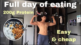 Gain Muscle Full Day Eating 2300 Calories 200g Protein [upl. by Lorusso]