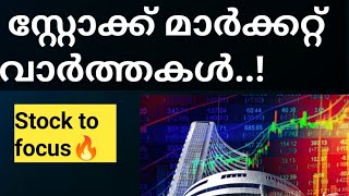 share market latest updatesstock to buypre market updates share news malayalam [upl. by Kolosick623]