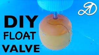 Float valve homemade How to make float valve DIY [upl. by Zurc708]