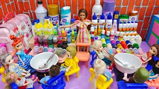 Barbie doll in Slime making Competitionபெரிய Gift யாரு Win பன்னதுBarbie show tamil [upl. by Martel]