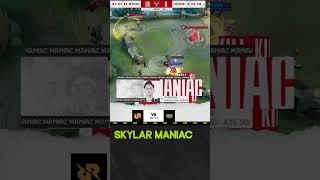 RRQ Skylar Maniac mobilelegends mlbb [upl. by Aramak]