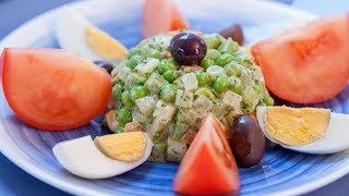 How to make a Russian Salad Recipe  Macédoine Salad [upl. by Bartholomew]