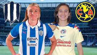 RAYADAS vs AMERICA FEMENIL  Jornada 17 LIGA MX FEMENIL Apertura 23 [upl. by Summers]