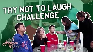 Try Not to Laugh Challenge w Team AQrew  Afritada Manok at Sinaing na Tulingan ala Angeline Quinto [upl. by Whiteley617]