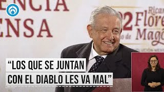 Así se burló AMLO de la caída del líder de Frena [upl. by Reilamag239]