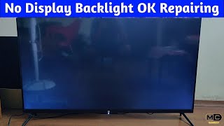 MI LED TV NO DISPLAY BACKLIGHT OK PROBLEM SOLVE IN TAMIL [upl. by Florette228]