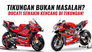 DUCATI DESMOSEDICI Semakin Kencang Di Tikungan  V4 Desmodromic MotoGP dan WSBK [upl. by Bierman803]