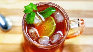 Mint Tea  Special Summer Drink  Iced Tea  Shamees Kitchen [upl. by Keeton321]