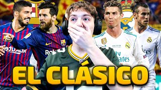 EL ULTIMO CLASICO ENTRE MESSI Y CR7 BARCELONA VS REAL MADRID  2018  REACCION [upl. by Ahsinelg]