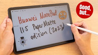 Huawei MatePad PaperMatte HANDWRITING NOTE TAKING test [upl. by Inacana396]