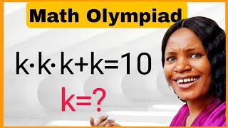 Germany A nice math Olympiad exponential questionAlgebra How to solve for k [upl. by Copp]