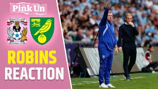 Mark Robins Reaction  Coventry City 01 Norwich City  The Pink Un [upl. by Otho]