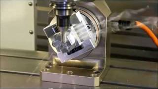 KME CNC Indexer Demo 4 Axis Machining and Turn Milling on a VMC [upl. by Nahte527]