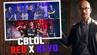 REVOLTA ANALISANDO  RED X KEYD PRIMEIRA RODADA CBLOL [upl. by Lorelei]