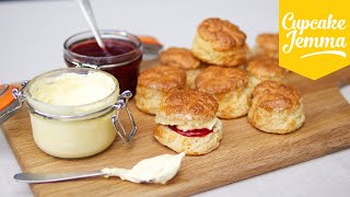 How to make perfect English Scones  Cupcake Jemma [upl. by Angel170]