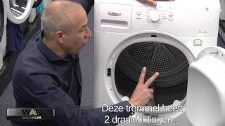 Whirlpool AWZ7777 condensdroger oa voorzien van de 6th Sense technologie Bekijk de demo video [upl. by Noisla332]