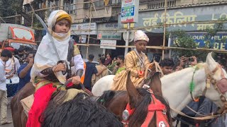 Tardeo Police vasat cha raja 2024 🌺🙇‍♂️🎉Cute princess amp Raja shiv chhatrapati shivaji maharaj [upl. by Jennica]