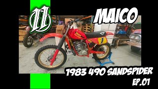 Maico 490 Sand spider Complete restoration [upl. by Elmer]