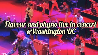 Phyno amp Flavour Live In Concert At Washington DC USAIncredible Performance In Howard Theatre [upl. by Finella]