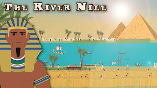 The Nile River Explained in under 3 Minutes [upl. by Eelyak]