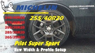 New Tire setup explained for Dodge Challenger [upl. by Ihtak798]