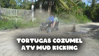 Tortugas Cozumel ATV Mud Kicking amp Snorkel by Boat Excursion [upl. by Joseph464]