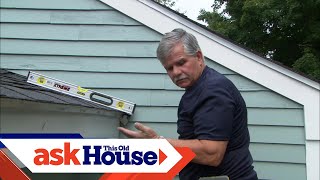 How to Install a Rain Gutter  Ask This Old House [upl. by Trainor979]