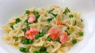 pasta met gerookte zalm [upl. by Oettam]