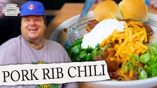 Beef and Pork Rib Chili  Home Style Cookery with Matty Matheson Ep 6 [upl. by Gemperle]