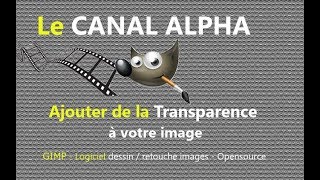 Tuto GIMP Canal ALPHA  partie 1 [upl. by Sucram]