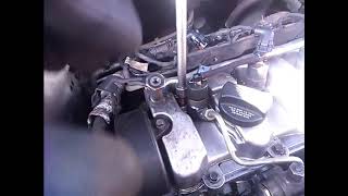 How to change diesel injectors on Hyundai Tucson 20 CRDi year 2007 [upl. by Vivianna]