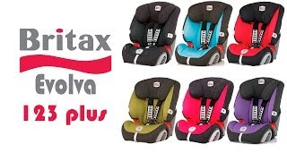 Britax Evolva 123 plus — детское автокресло — 130comua [upl. by Biddy151]