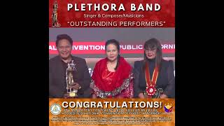 PLETHORA BAND SINGER amp COMPOSERMUSICIANS quotOUTSTANDING PERFORMERSquot [upl. by Rollet]