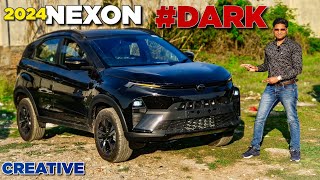 2024 New Nexon Dark Edition Review ✅ l Nexon Creative Dark Edition Walkaround 🔥 l MRCars [upl. by Thilde]