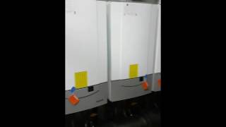 Remeha boiler fault  quinta 85  cracked door  commercial boiler [upl. by Wohlen]