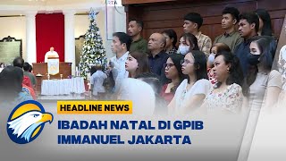 Keamanan Ibadah Natal 2023 di GPIB Immanuel Dijamin TNIPolri [upl. by Nilyarg]