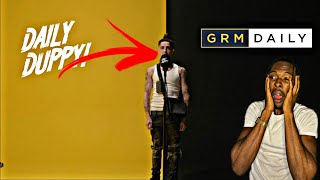 AMERICAN REACTS TO UK RAP  Dappy  Daily Duppy  GRM Daily [upl. by Annasor270]