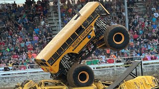 Evansville Summer Smash Monster Truck Event Indiana 2022 Show 1 [upl. by Annaoy]