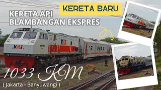 Pecah Rekor 1033 Km Kereta Api Blambangan Jakarta Ketapang Ujung Timur Pulau Jawa [upl. by Farron582]