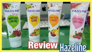 review sữa rửa mặt hazeline  shop mỹ phẩm trọng thủy [upl. by Atiuqad]