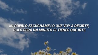 Lilly Goodman — Iglesia letras  Mi pueblo escúchame lo que voy a decirte [upl. by Amehr]