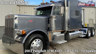 2003 PETERBILT 379EXHD  587041  SOLD [upl. by Aitenev]