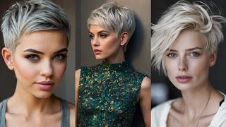 New Short pixie Hair cut And Bob Hair Dye colors ldeas for women [upl. by Chew887]