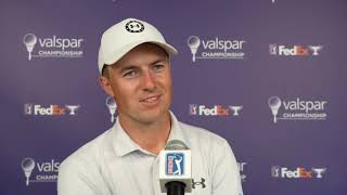 Jordan Spieth Saturday Flash Interview 2023 Valspar Championship · Round 3 [upl. by Ayana506]