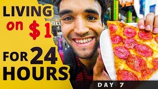 LIVING on 1 for 24 HOURS in NYC Day 7 [upl. by Vey218]