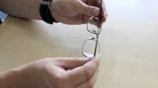 How to adjust the nosepads of your glasses [upl. by Evangelin]